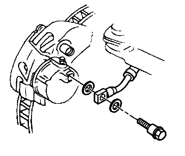 Factory diagram — Brake Hose/Line