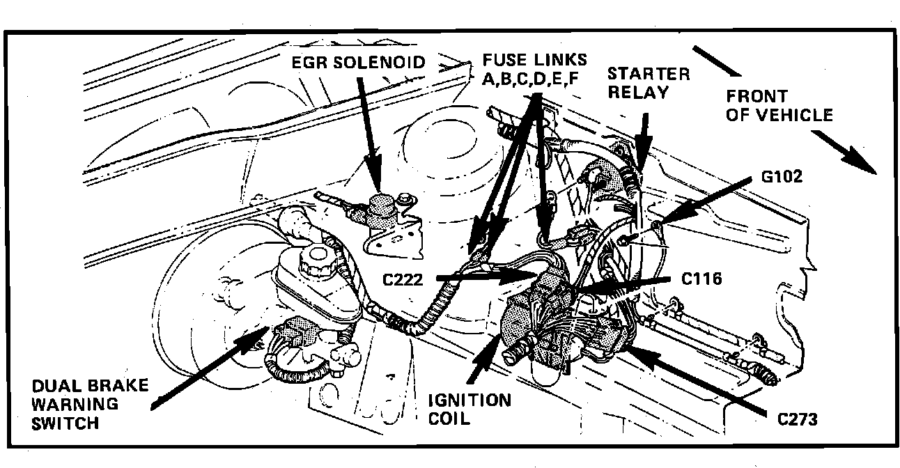 Factory diagram — Starter Relay