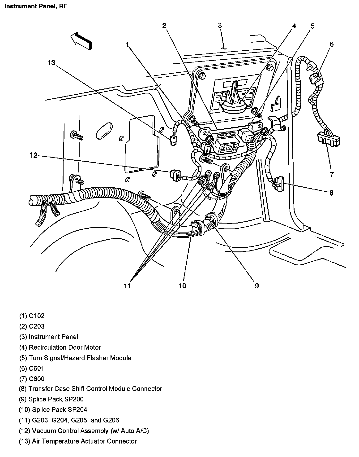 Factory diagram — Hazard Warning Flasher