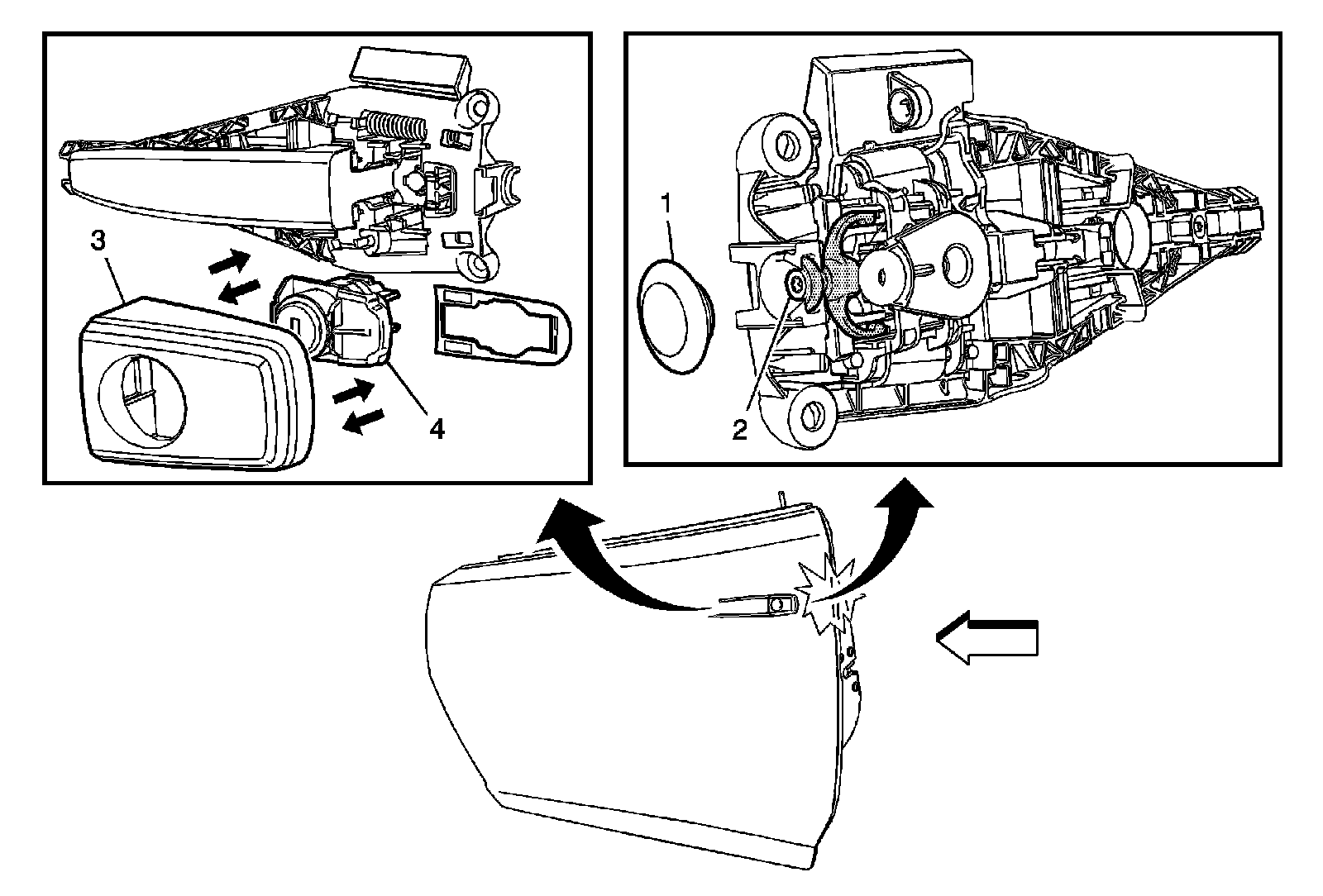 Factory diagram — Door Lock Cylinder