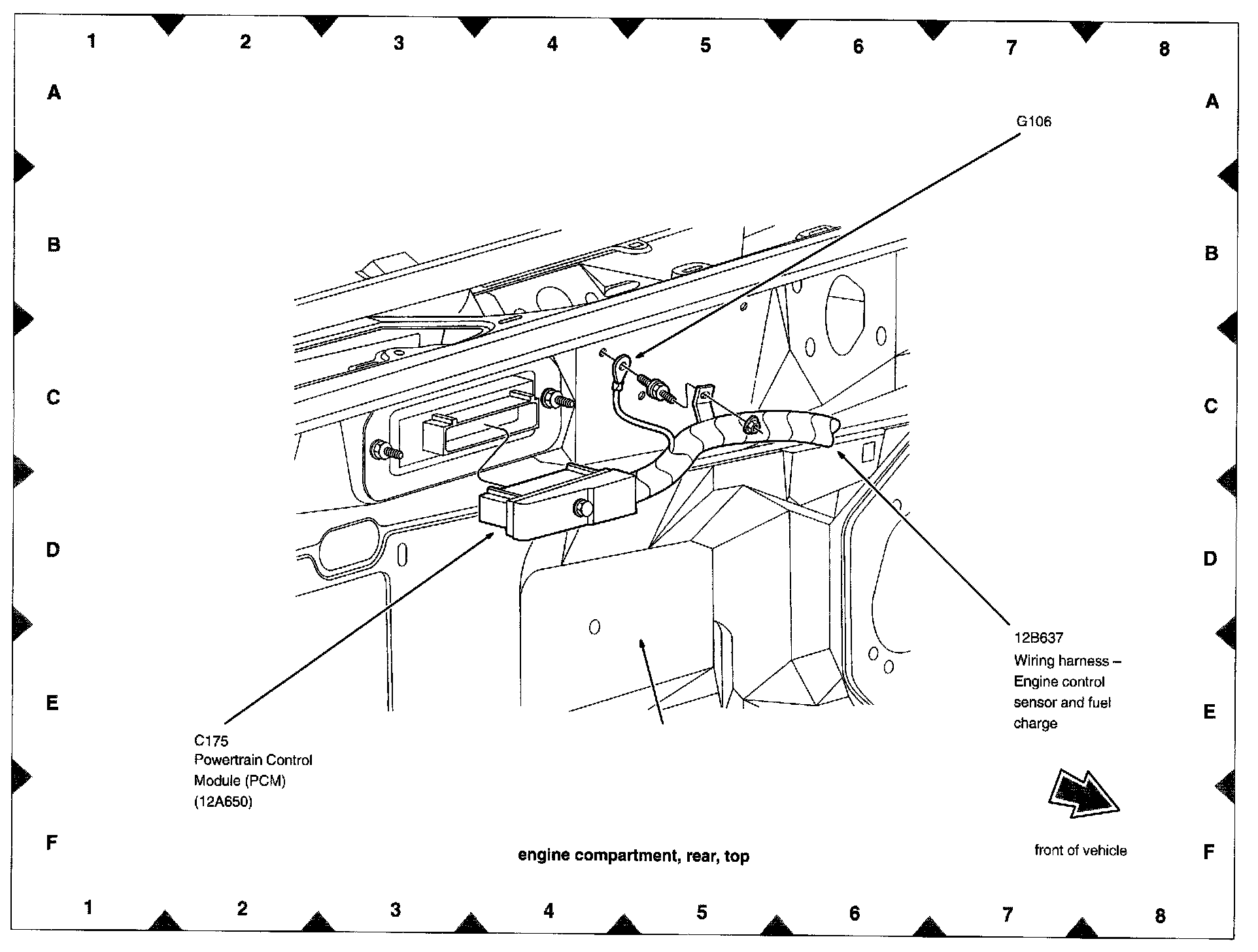 Factory diagram — Engine Control Module