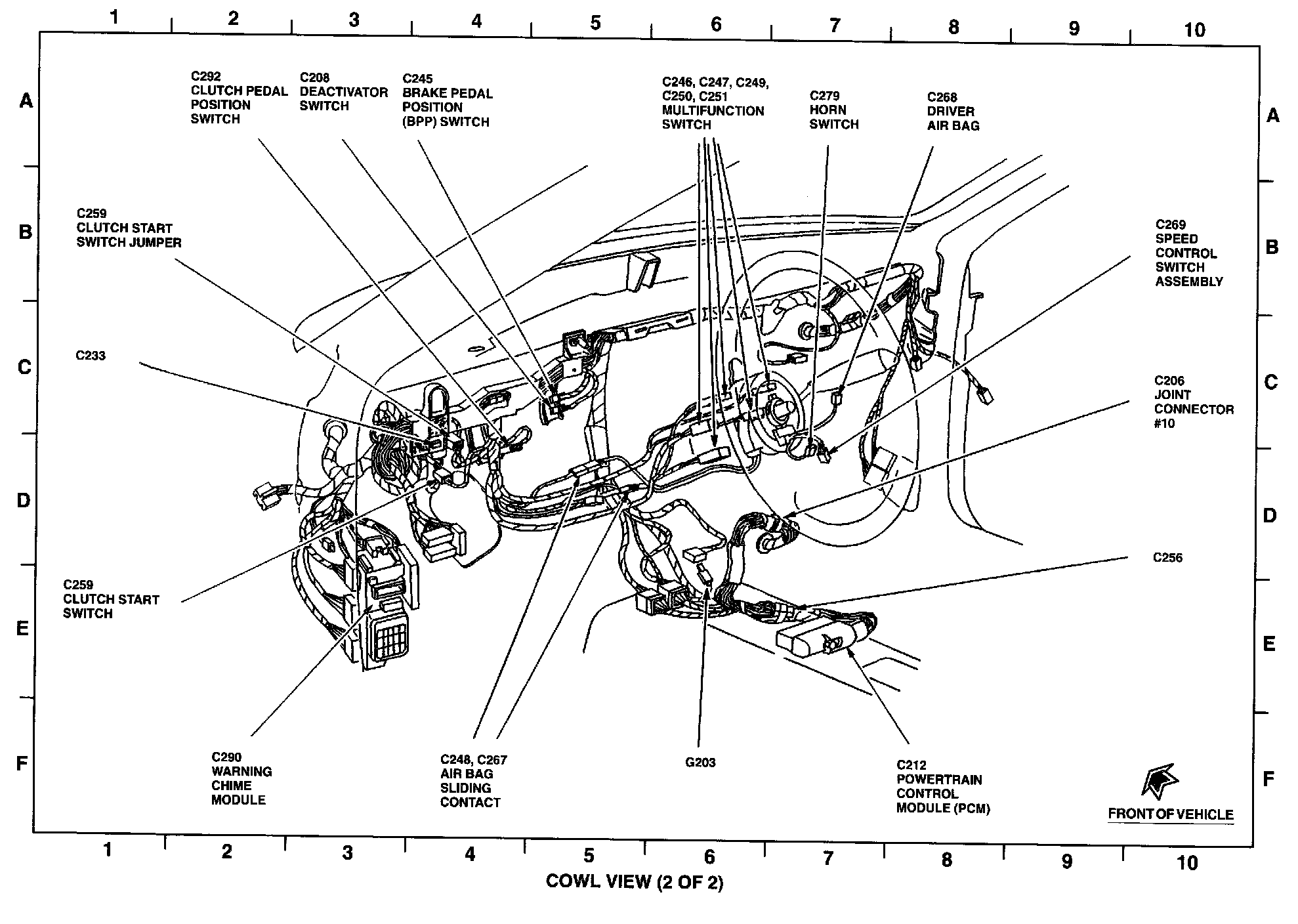 Factory diagram — Engine Control Module