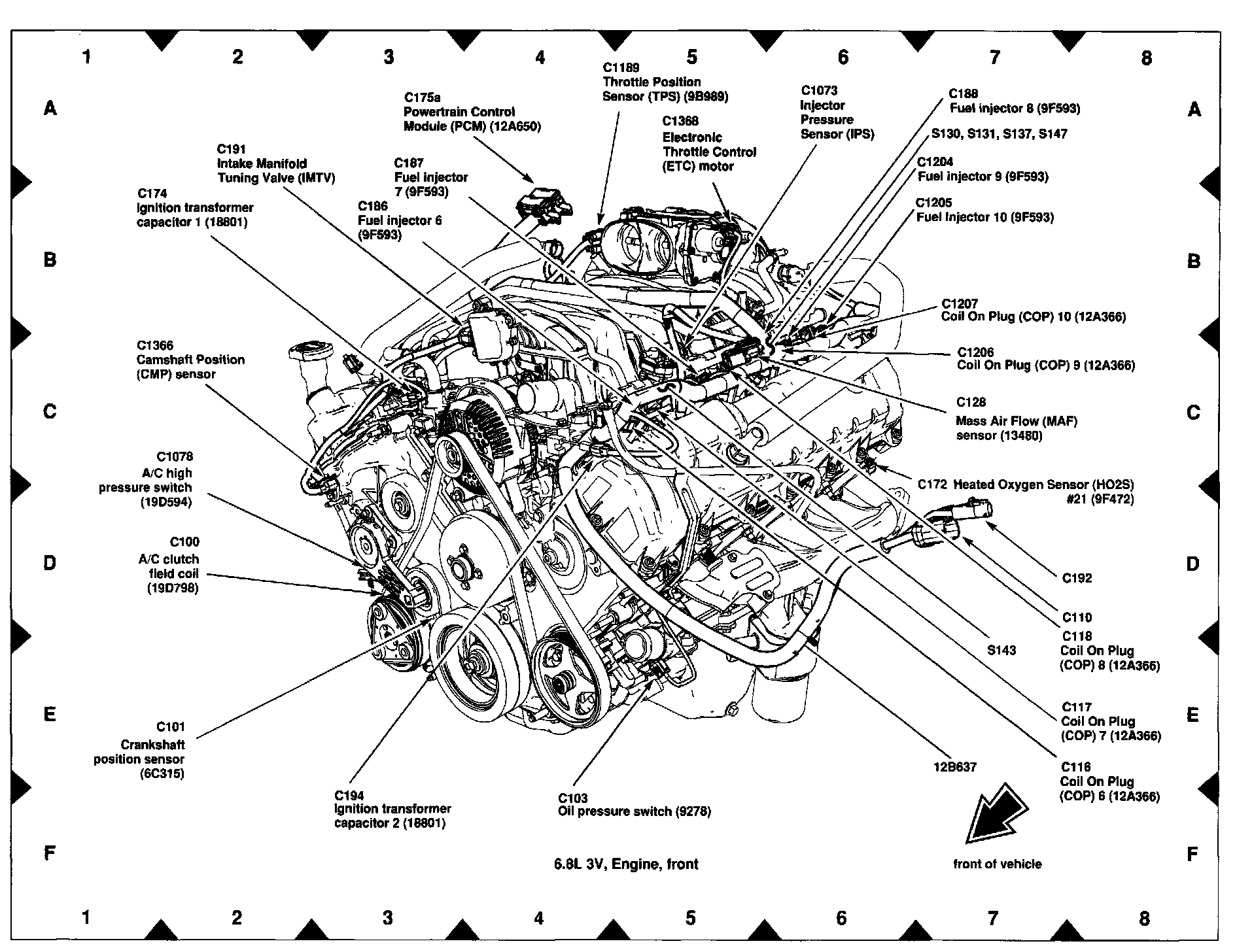 Factory diagram — Throttle Position Sensor
