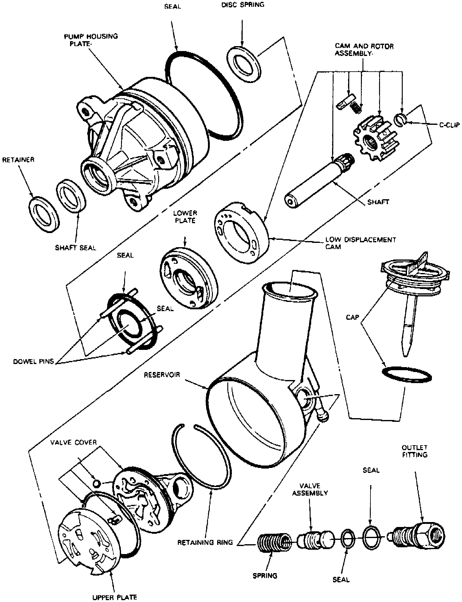 Factory diagram — Power Steering Pump
