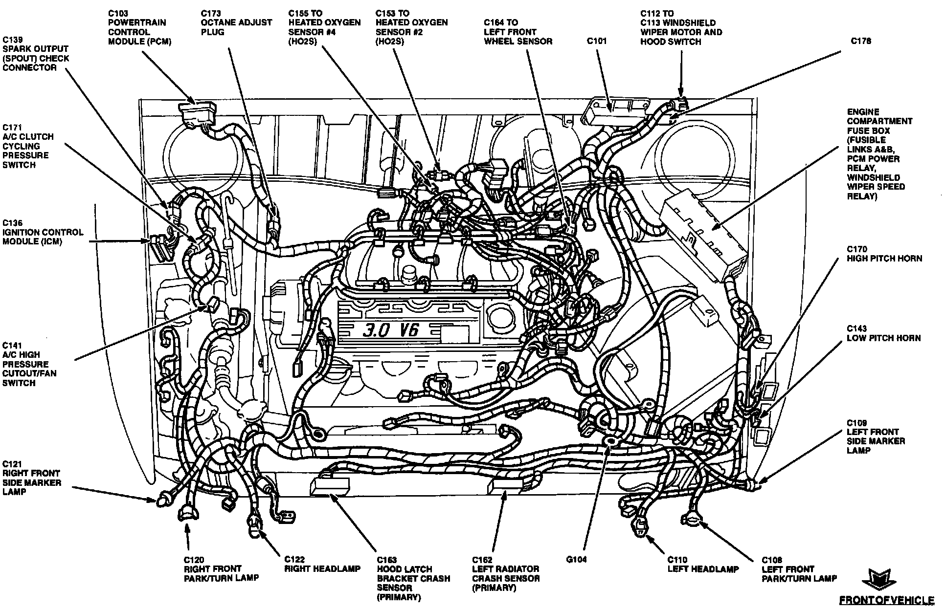 Factory diagram — Wheel Speed Sensor