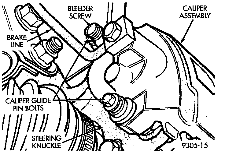 Factory diagram — Front Steering Knuckle