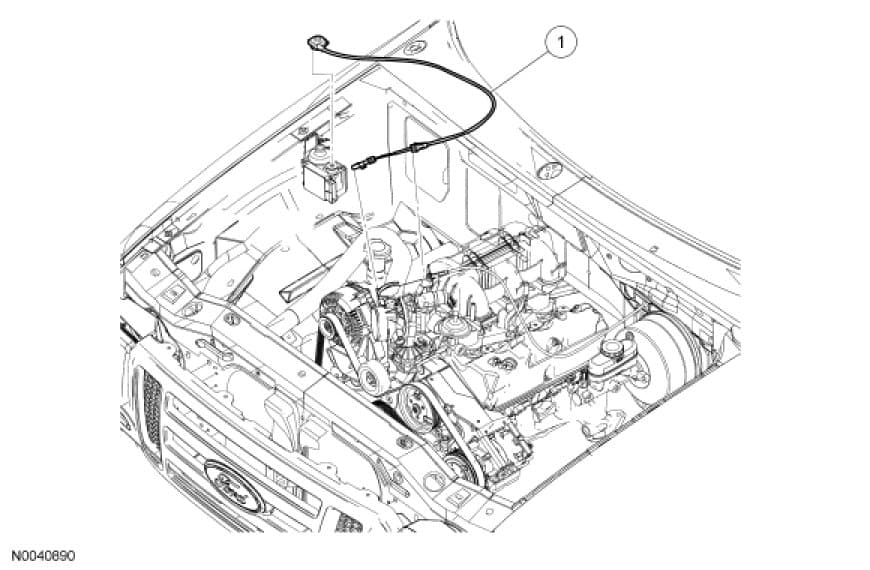 Factory diagram — Cruise Control Servo Cable