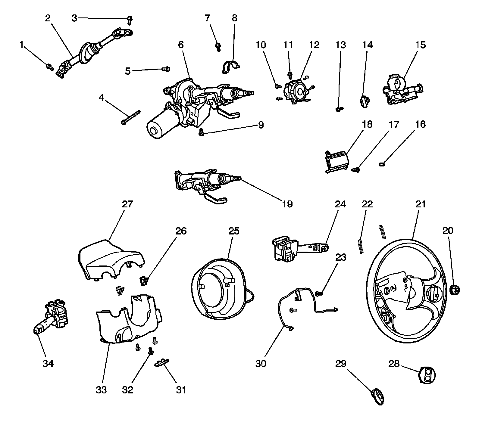 Factory diagram — Headlamp Switch