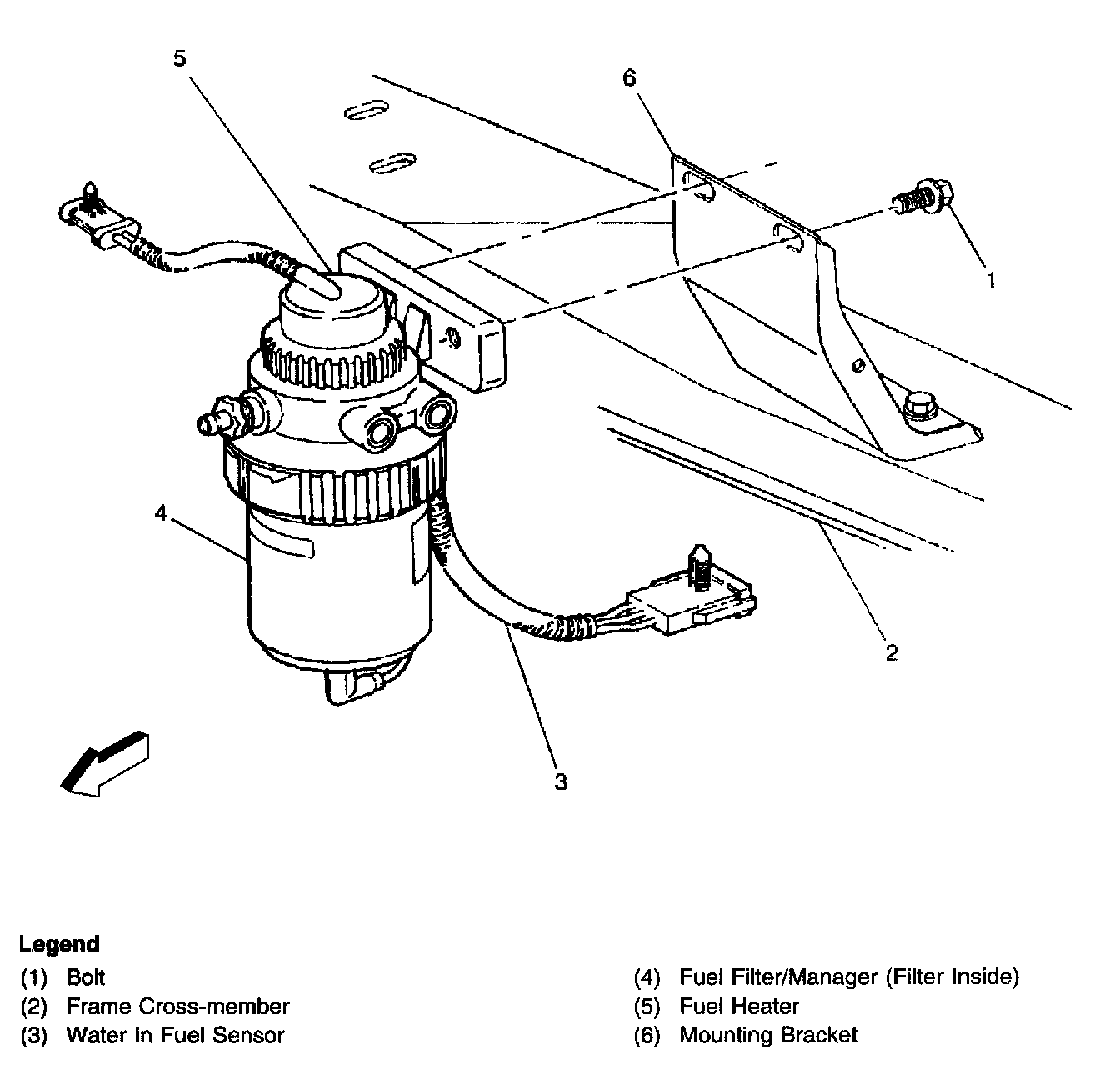 Factory diagram — Fuel Filter