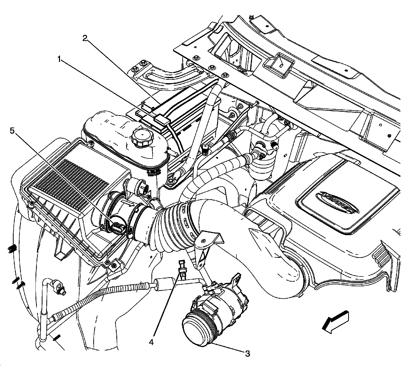 Factory diagram — Compressor Clutch