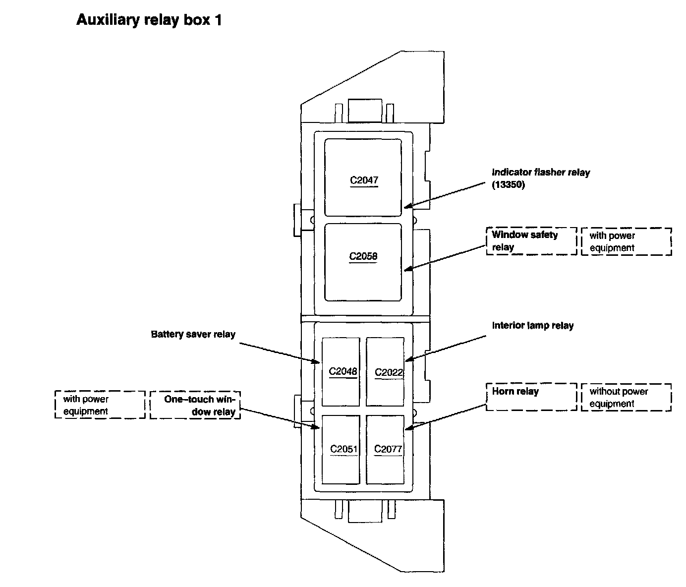 Factory diagram — Horn Relay