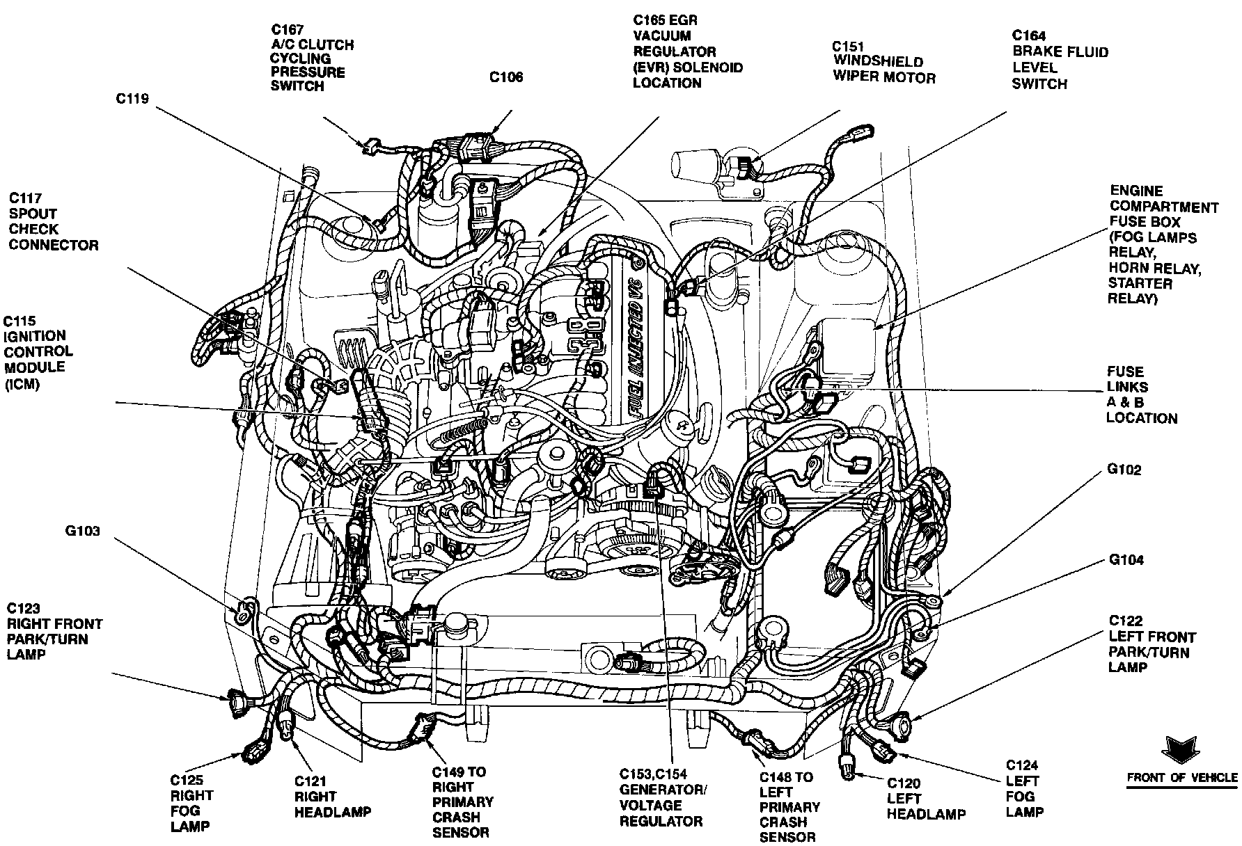 Factory diagram — Fog/Driving Lamp Relay