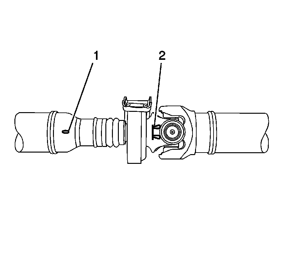 Factory diagram — Drive/Propeller Shaft