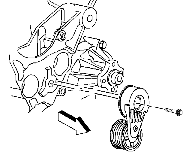 Factory diagram — Drive Belt Tensioner