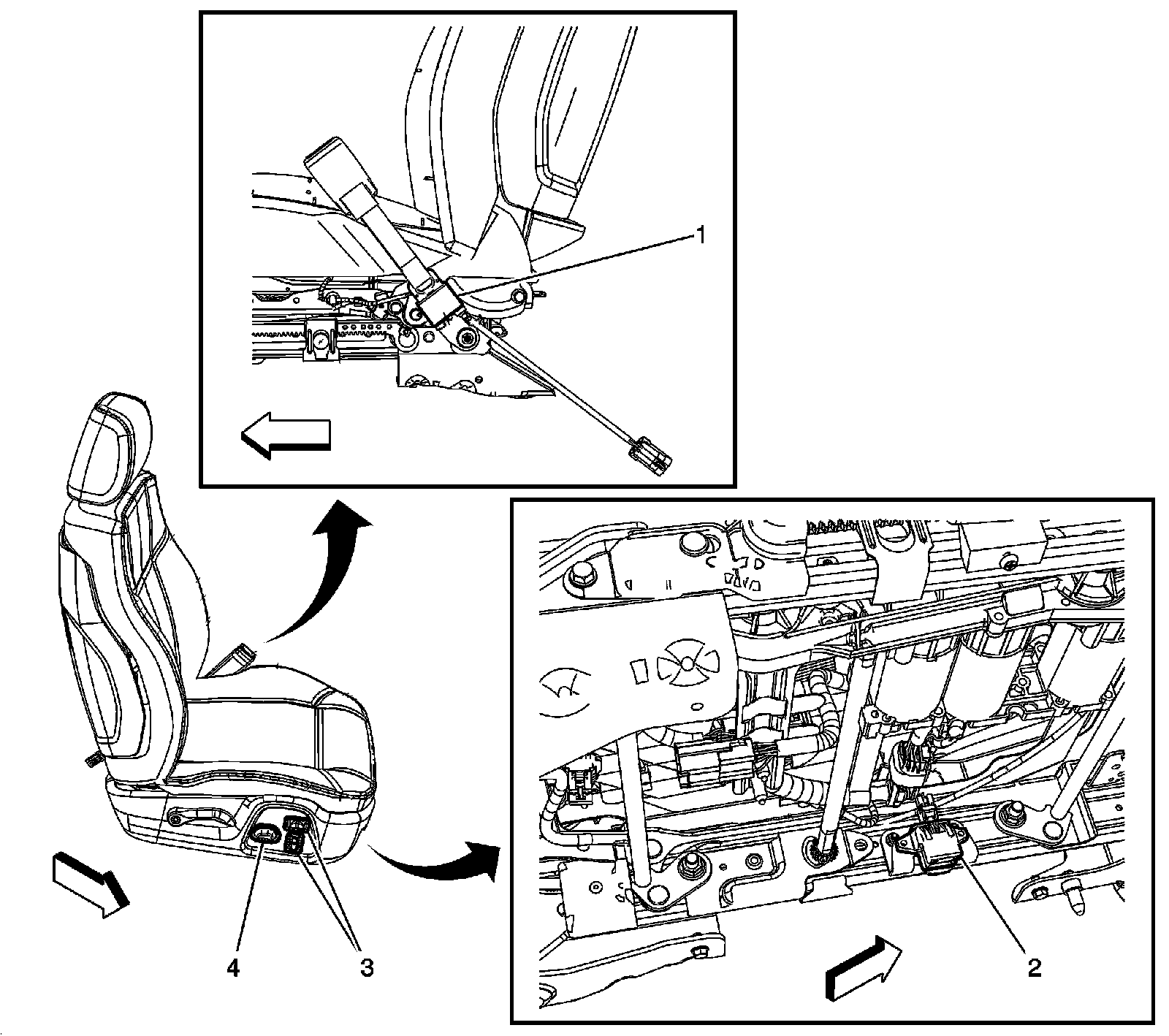 Factory diagram — Seat Adjuster Switch - Passenger (AG2)