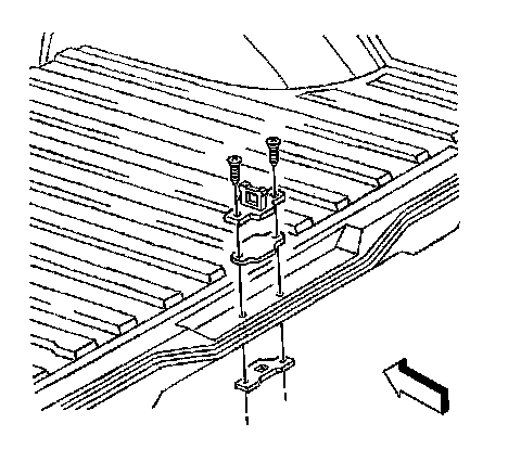 Factory diagram — Trunk / Liftgate Striker