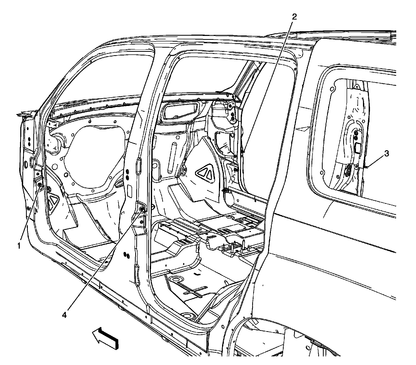 Factory diagram — Door Switch