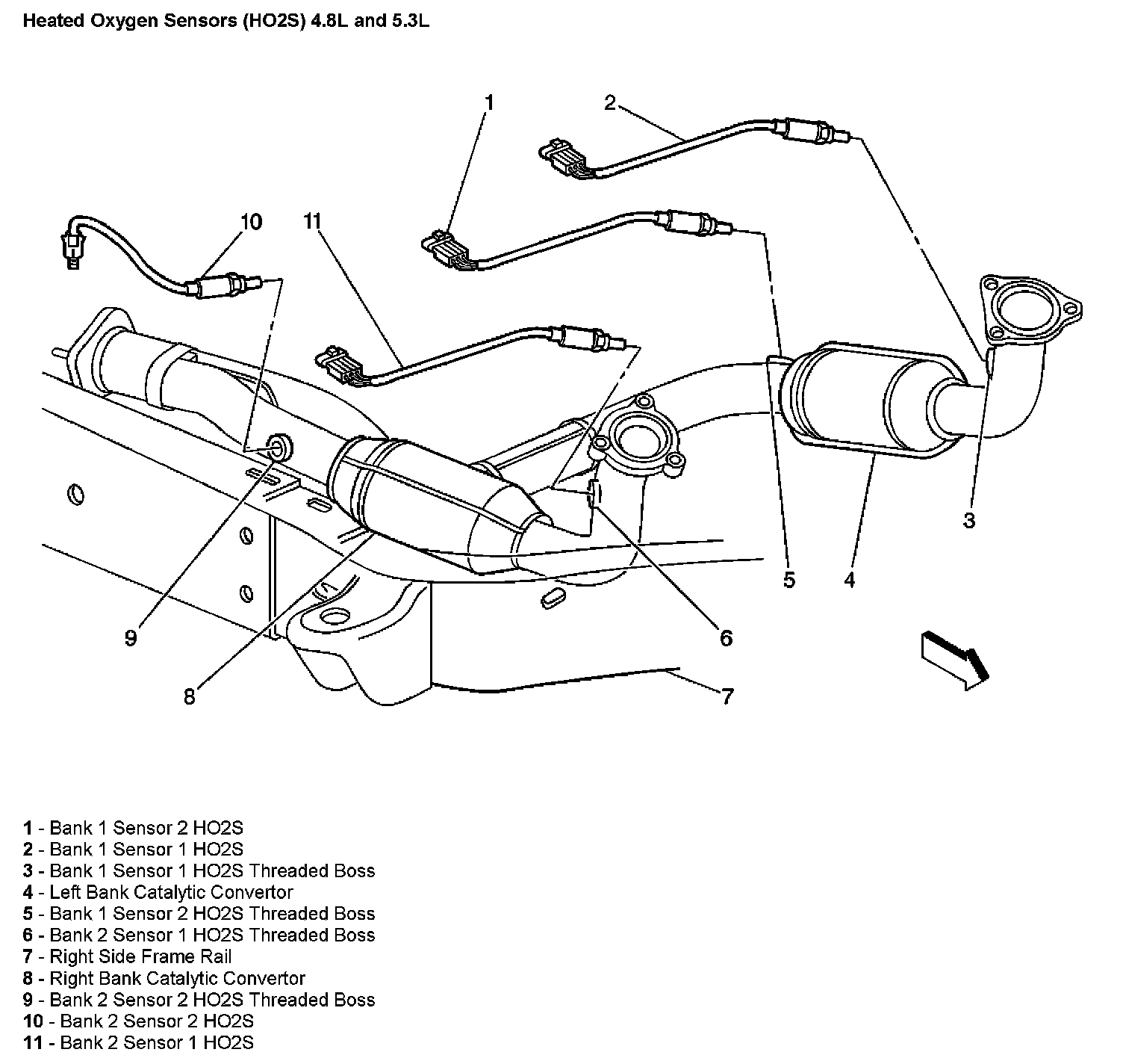 Factory diagram — Oxygen Sensor