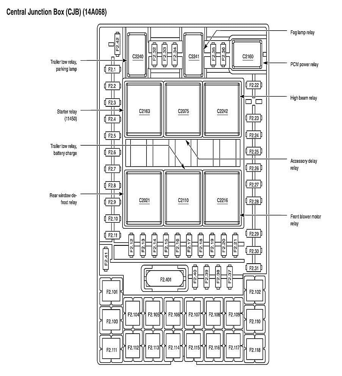 Factory diagram — Fog/Driving Lamp Relay