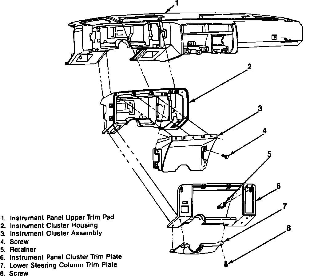 Factory diagram — Instrument Cluster / Carrier