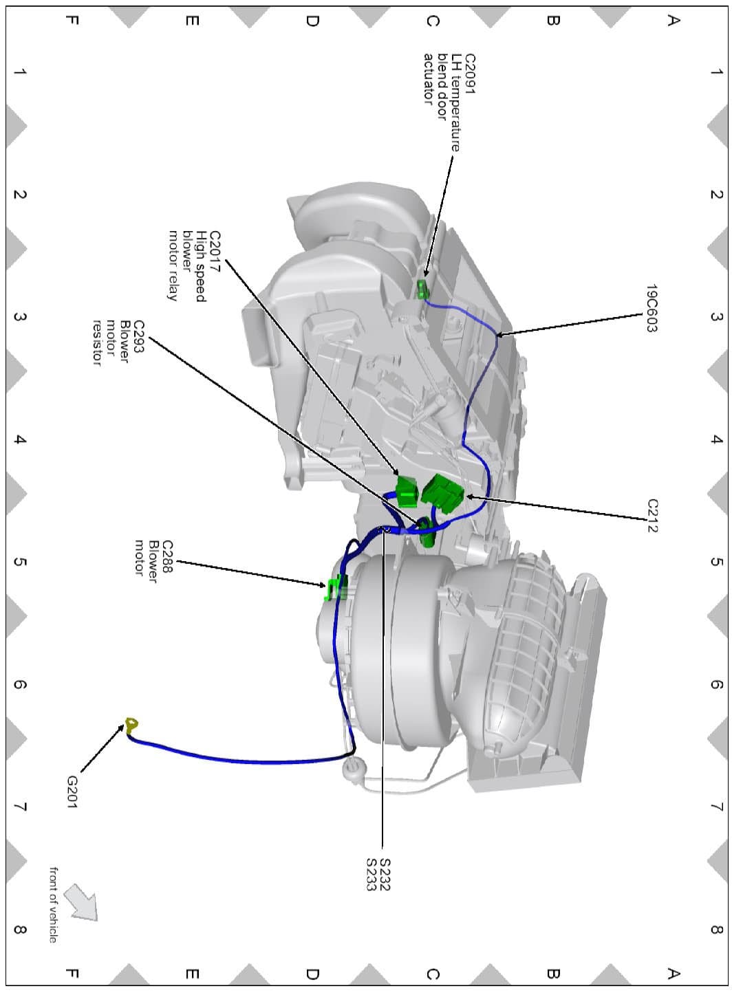 Factory diagram — Blower Motor