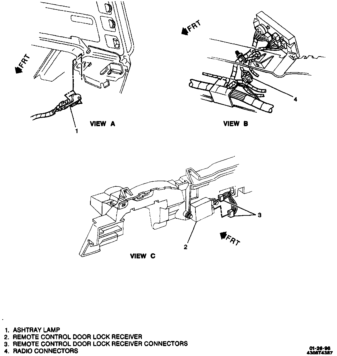 Factory diagram — Keyless Entry Receiver
