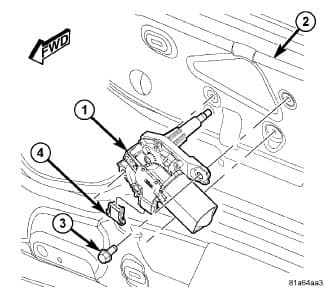 Factory diagram — Wiper Motor
