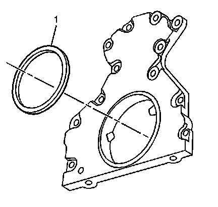 Factory diagram — Rear Crankshaft Main Bearing Seal