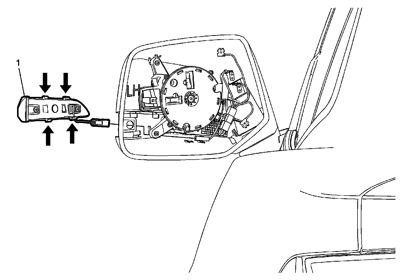 Factory diagram — Turn Signal Bulb