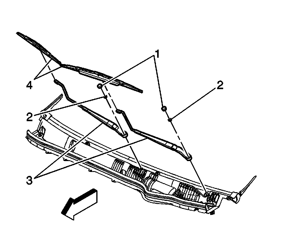 Factory diagram — Wiper Arm
