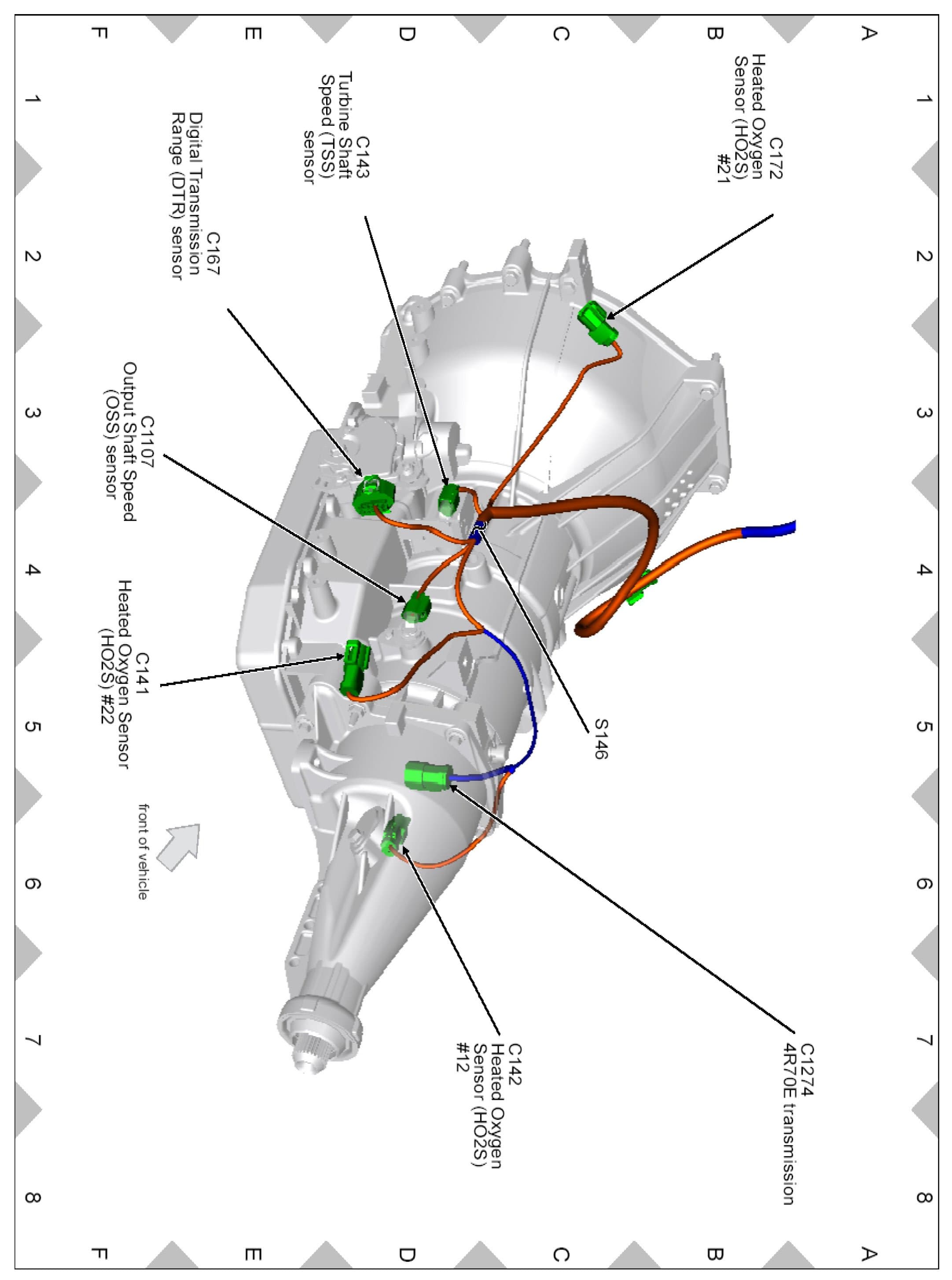 Factory diagram — Neutral Safety Switch