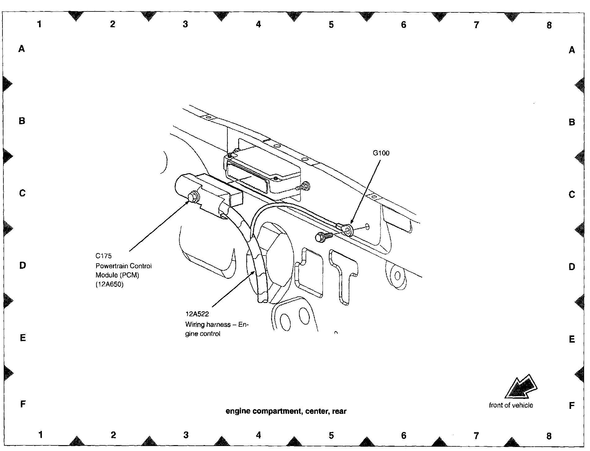 Factory diagram — Engine Control Module