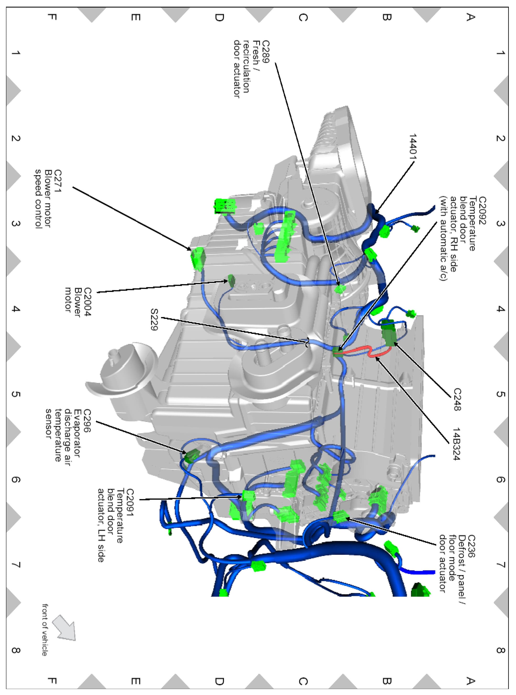 Factory diagram — Blower Motor