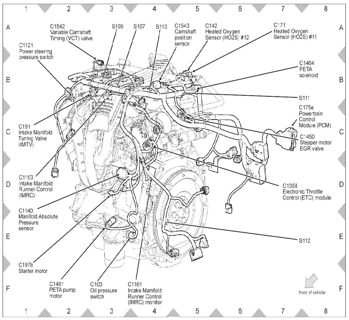 Factory diagram — EGR Valve