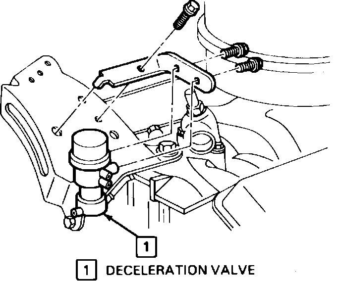 Factory diagram — Deceleration Valve