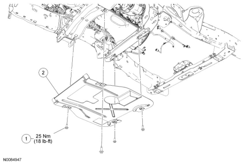 Factory diagram — Oil Pick Up/Strainer