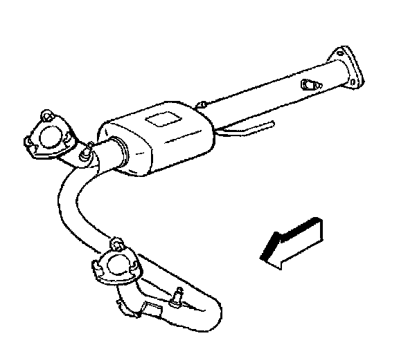 Factory diagram — Catalytic Converter