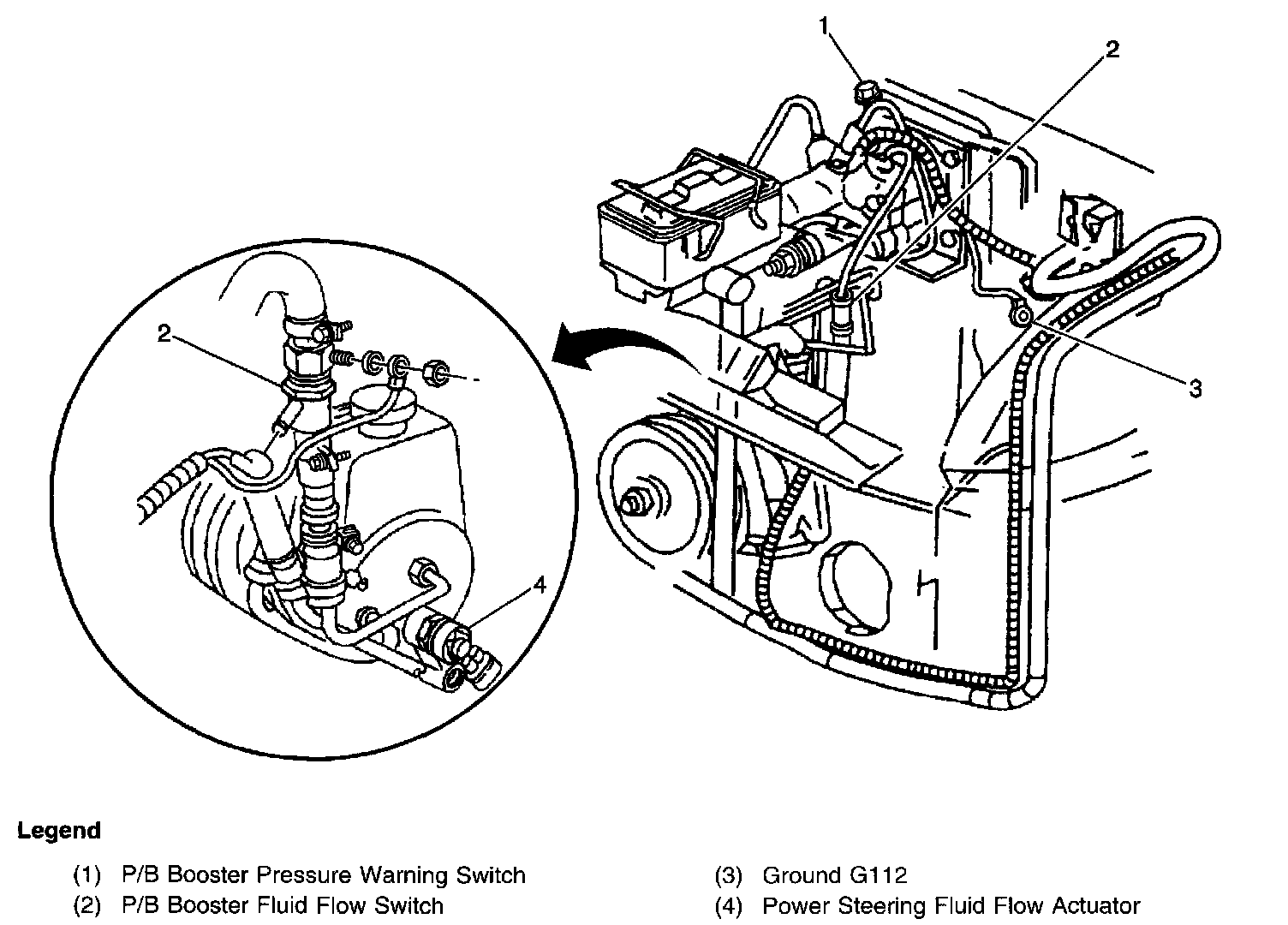 Factory diagram — Vacuum Brake Booster