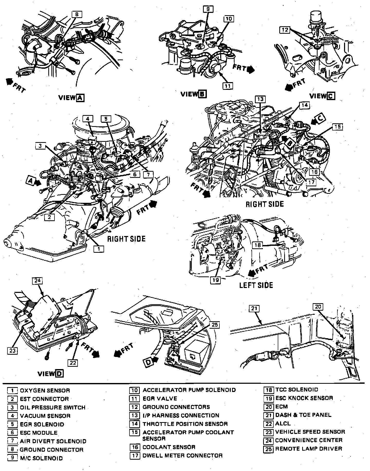 Factory diagram — Knock Sensor