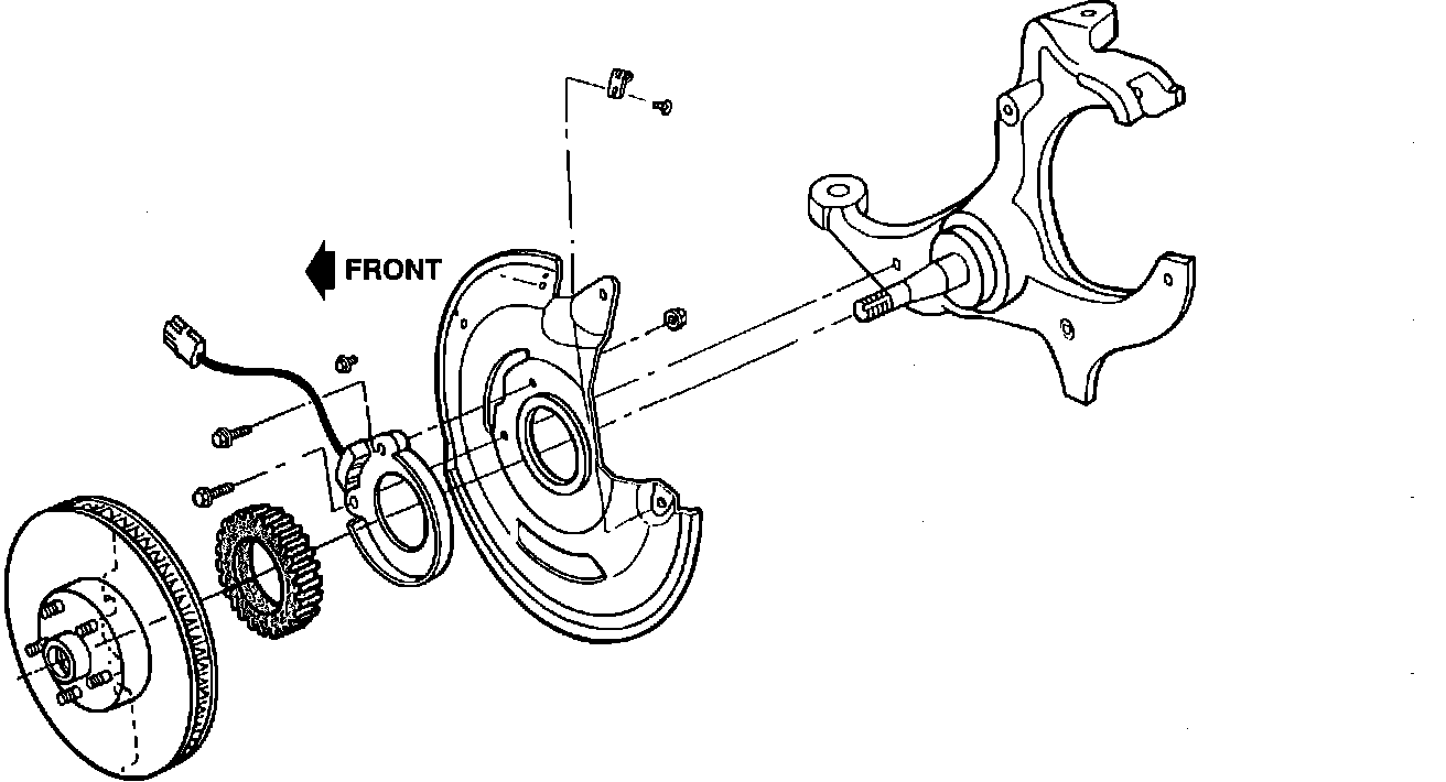 Factory diagram — Wheel Speed Sensor