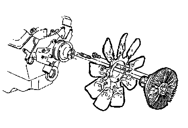 Factory diagram — Fan Clutch