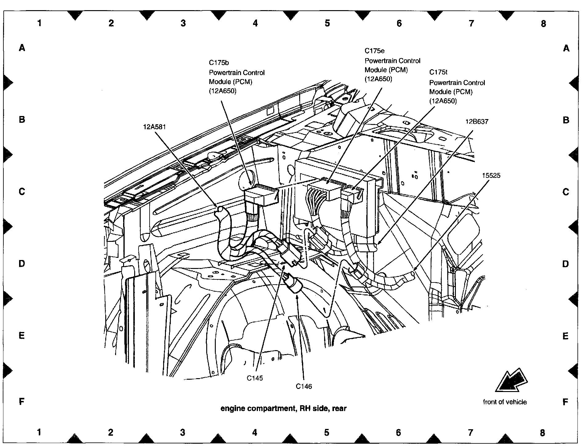 Factory diagram — Engine Control Module