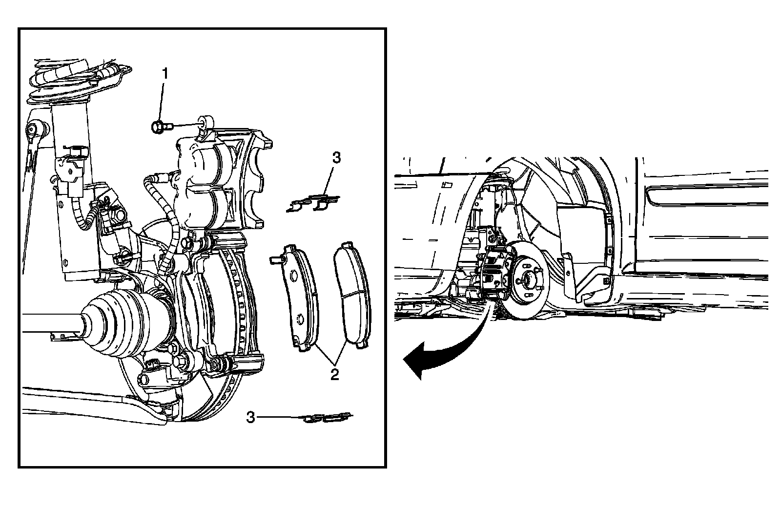 Factory diagram — Brake Pad