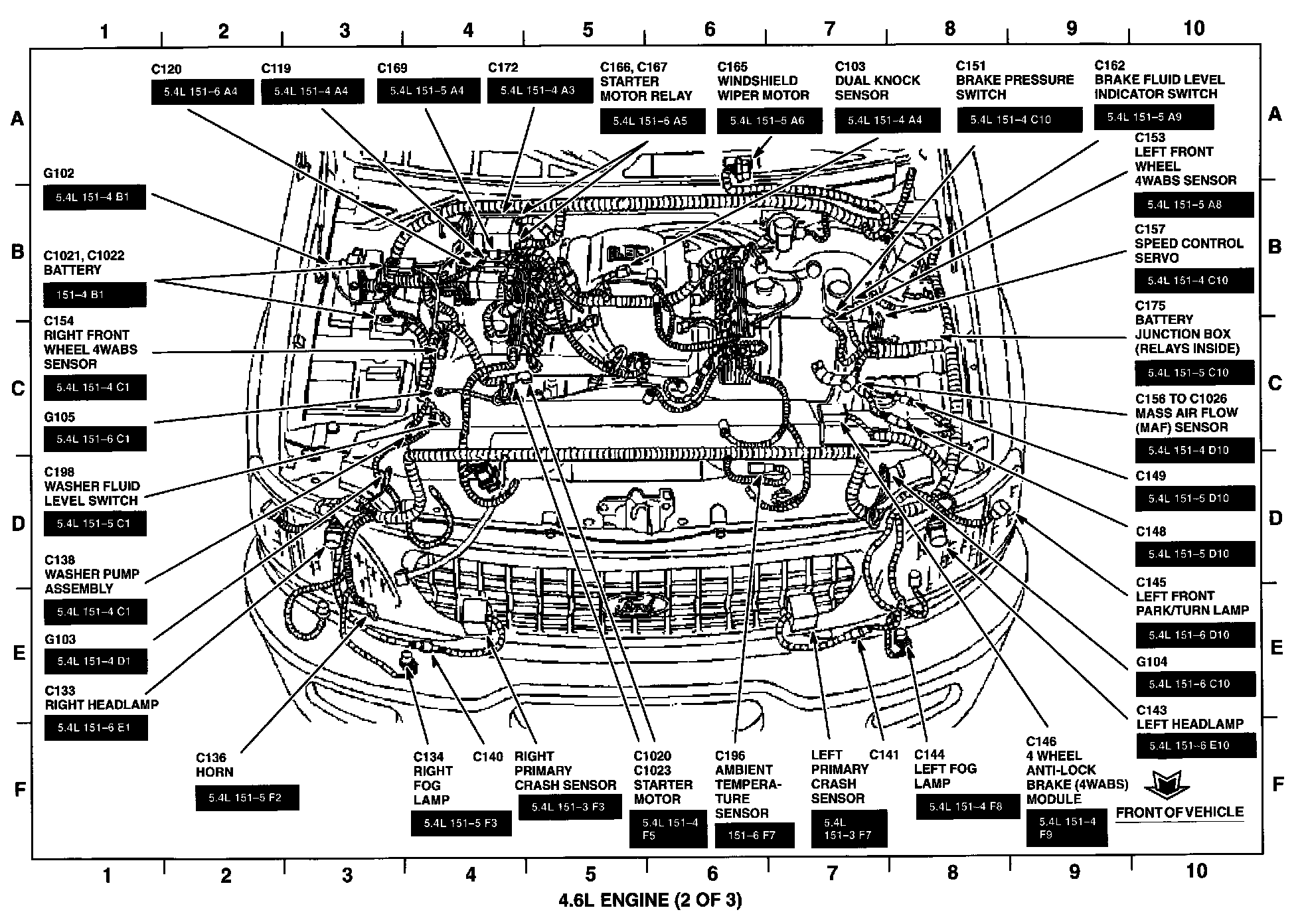 Factory diagram — Electronic Brake Control Module