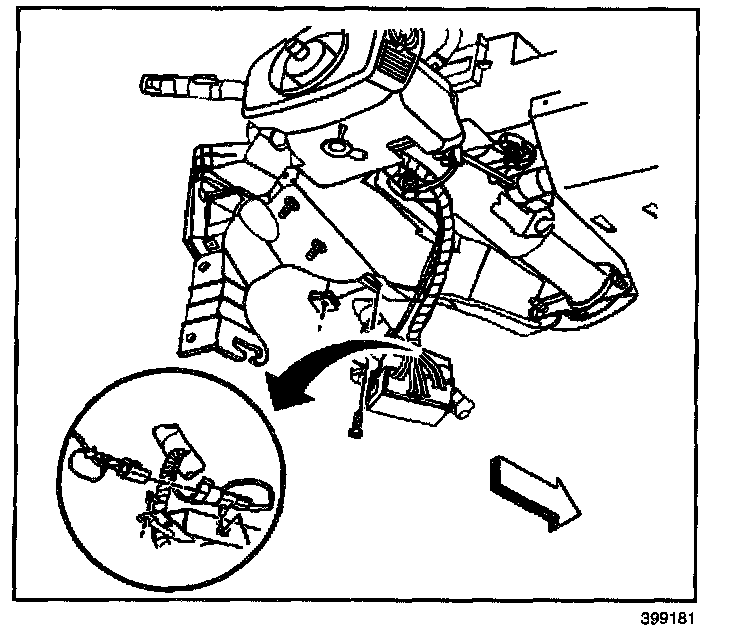 Factory diagram — Air Bag(s) Arming and Disarming