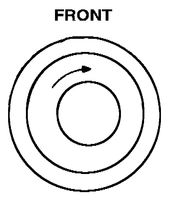 Factory diagram — Timing Marks and Indicators