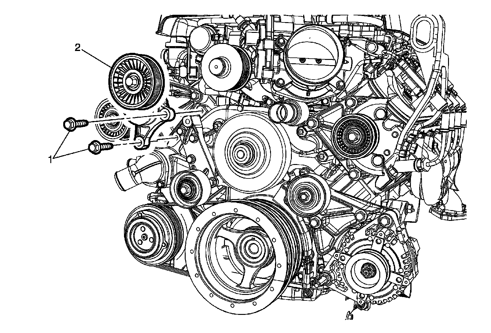 Factory diagram — Drive Belt Tensioner