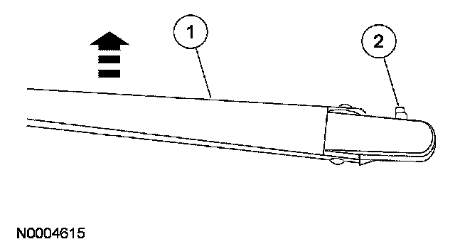 Factory diagram — Wiper Arm
