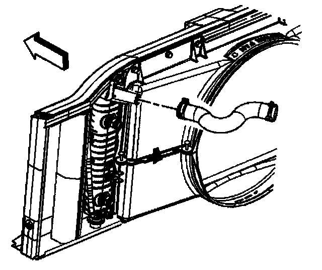 Factory diagram — Radiator Hose