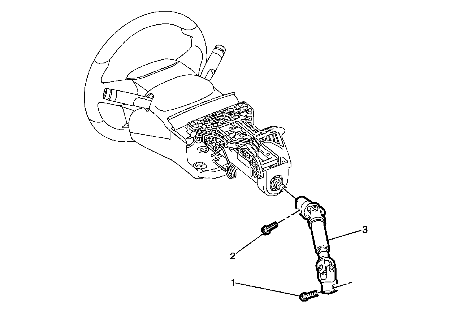 Factory diagram — Steering Shaft